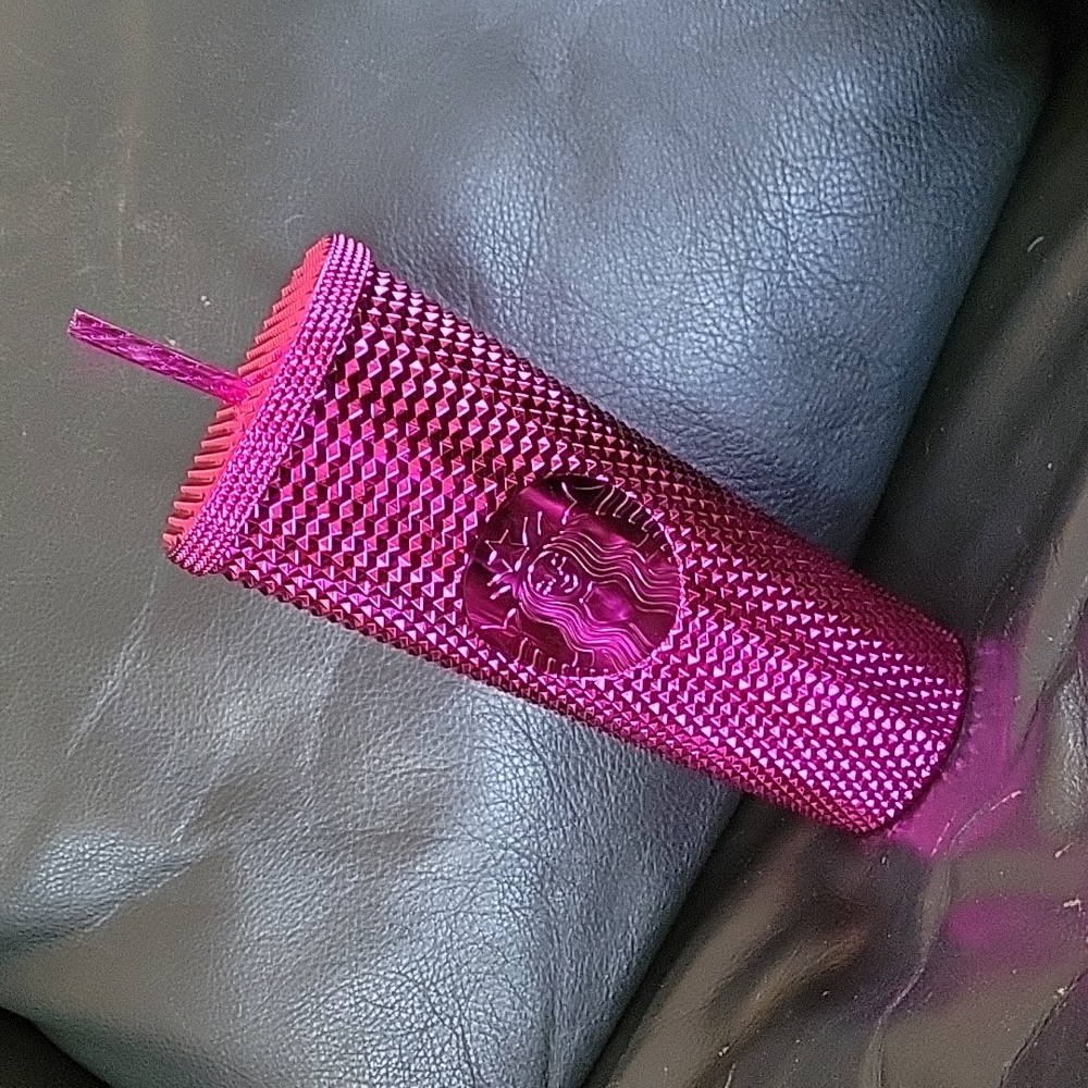 New Starbucks Sangria Bling Studded Venti Cold Cup